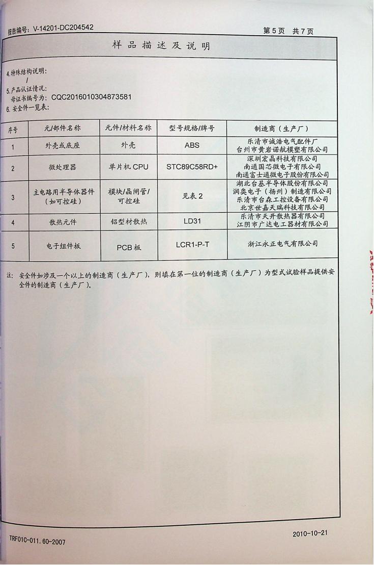 山宇WJR2-5.5-75KW-中检(试验报告)